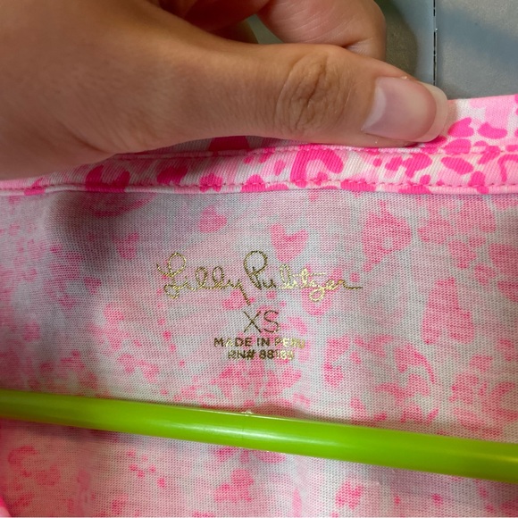 Lilly Pulitzer Cody T-shirt Dress in Pink Shandy xs - Picture 6 of 12